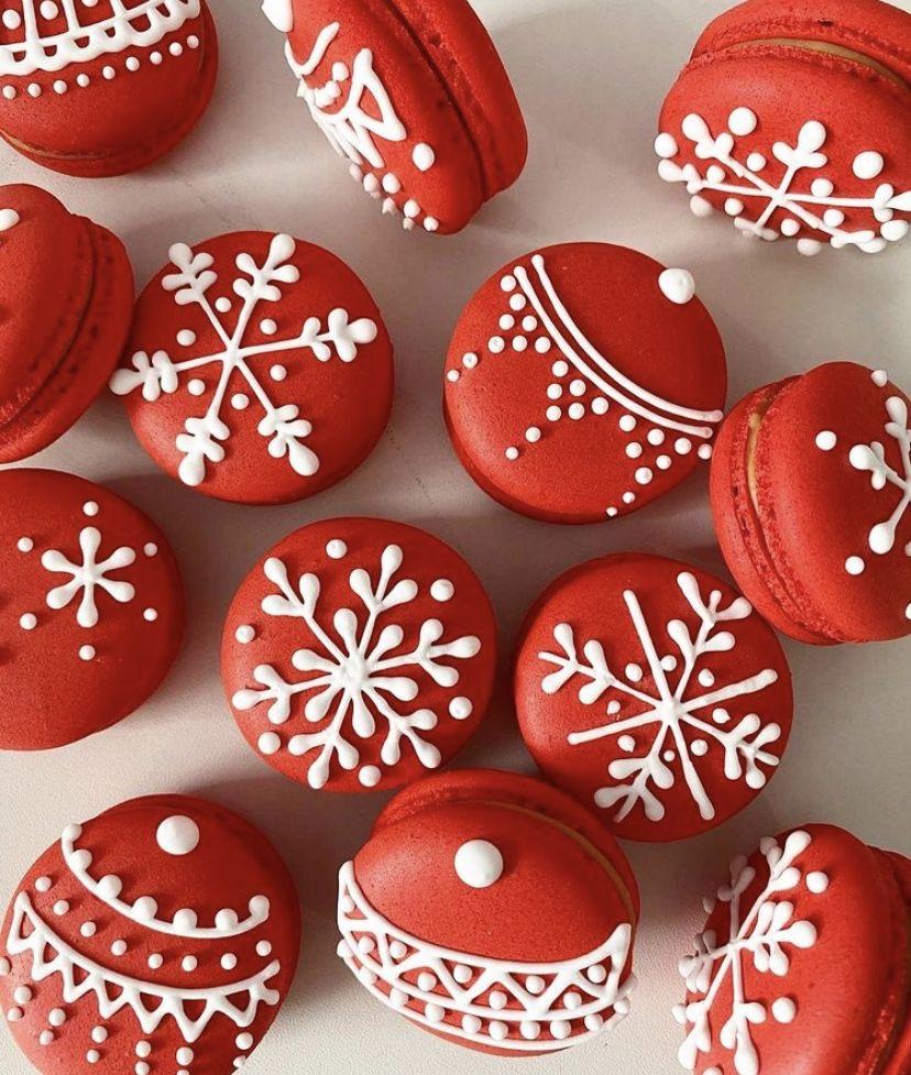 Macarons de Noël